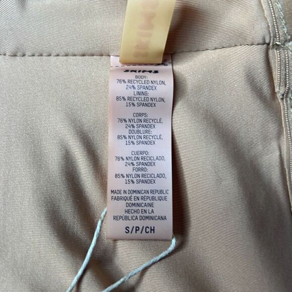 Skims Rhinestones Bandeau High waisted Nude Bikini S - Picture 12 of 16